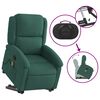 vidaXL Stand Up Massage Recliner Chair Dark Green