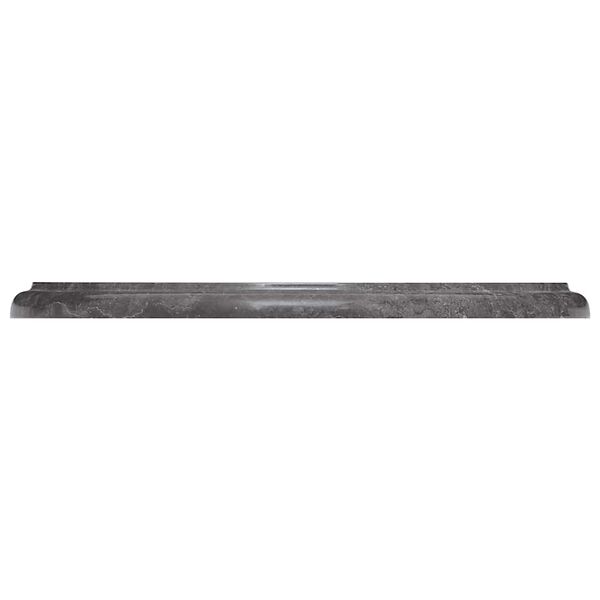 vidaXL Table Top Black Marble 15.7in x 1.0in Durable Table Top Round