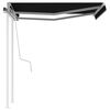 vidaXL Retractable Awning Anthracite