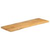 vidaXL Table Top Natural wood Solid mango wood 43.3x15.7 in Durable