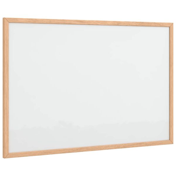 vidaXL Magnetic Whiteboard with Solid Pine Wood Frame 23.6x15.7"