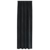 vidaXL Blackout Curtains 2 pcs Black 55.12 x 88.58 in Velvet