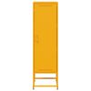 vidaXL Highboard Mustard Yellow Steel Tall Highboard Rectangular