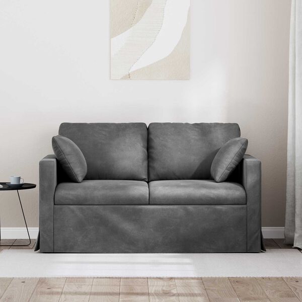 vidaXL Sofa Dark Grey