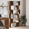 vidaXL Book Cabinet Old Wood Engineered Wood Large Book Cabinet