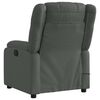 vidaXL Massage Recliner Chair Dark Gray