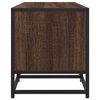vidaXL TV Cabinet Brown oak Engineered wood, Metal Large TV Cabinet