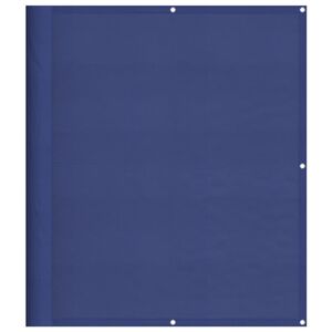 vidaXL Balcony Screen Blue 47.2x393.7" 100% Polyester Oxford