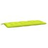 vidaXL Garden Bench Cushion Set of 2 Bright green