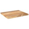 vidaXL Table Top 23.6"x19.7"x1" Rectangular Solid Wood Mango