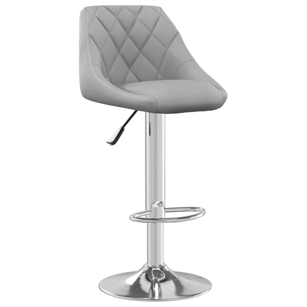vidaXL Bar Stool Set of 2 Light grey