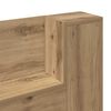 vidaXL Headboard Artisan Oak 78.74 x 5.91 x 40.75 in Engineered Wood