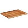 vidaXL Bathroom Countertop Natural Solid Acacia wood Medium Durable