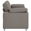 vidaXL Sofa Taupe 70.87 x 30.31 x 32.28 in Fabric