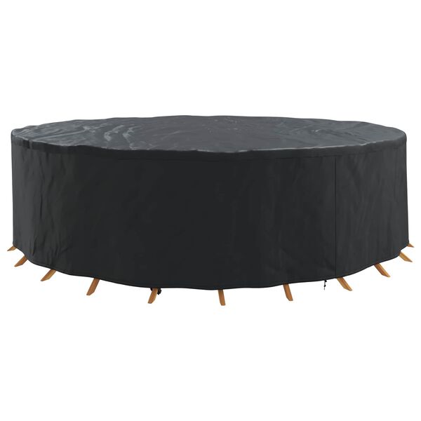 vidaXL Outdoor Furniture Cover Black 320 x 320 x 85 cm 420D fabric