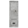 vidaXL Highboard Concrete grey Engineered wood Tall Storage Highboard