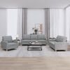 vidaXL Sofa Set Light gray