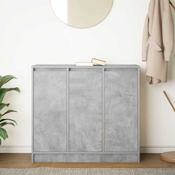 vidaXL Sideboard Concrete Grey Engineered Wood Medium Sideboard