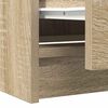 vidaXL TV Cabinet Sonoma oak Engineered wood Medium TV Cabinet