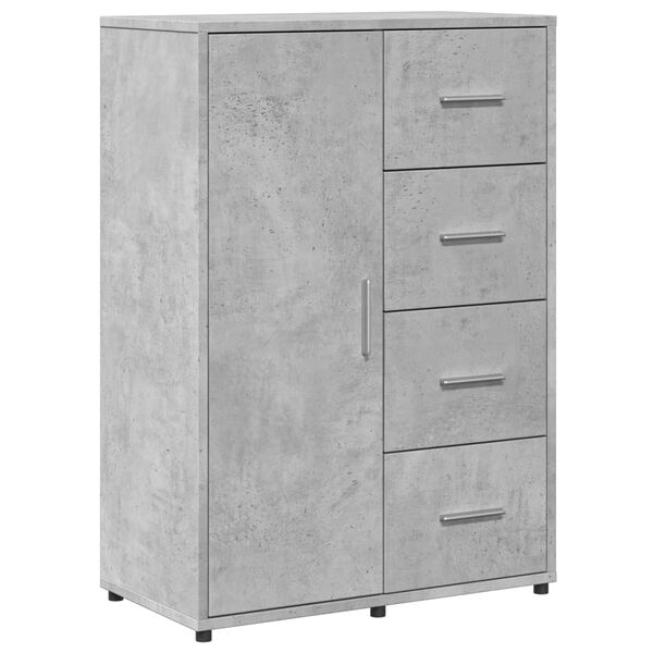 vidaXL Sideboard Concrete Grey Engineered Wood Medium Sideboard