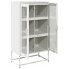 vidaXL Highboard White Cold-rolled steel Highboard Rectangular Modern