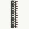 vidaXL Wall-mounted Wine Rack for 24 Bottles Black Iron