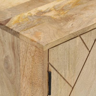 vidaXL Sideboard 31.5"x11.8"x29.5" Solid Wood Mango