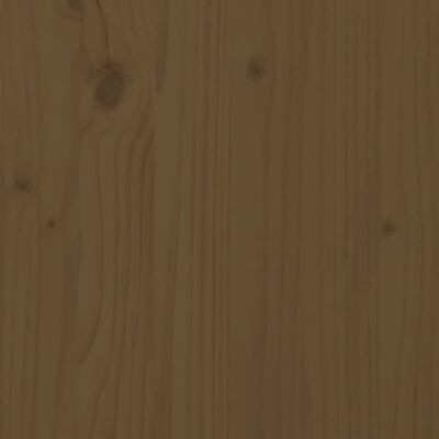 vidaXL Sideboard Honey Brown 27.6"x13.8"x31.5" Solid Wood Pine