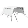 vidaXL 4-bow Bimini Top with Sidewalls 95.7x(90.6-96.1)x53.9"