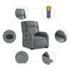vidaXL Electric Stand Up Massage Recliner Chair Grey
