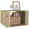 vidaXL Bedside Table Sonoma Oak Engineered wood Large Bedside Table
