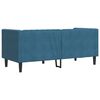 vidaXL Chesterfield Sofa with Bolsters 2-Seater Blue Velvet