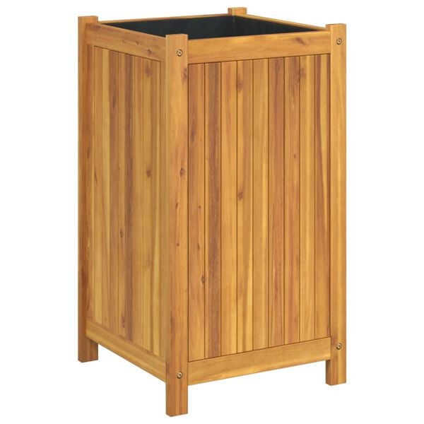 vidaXL Garden Planter Natural wood Solid acacia wood Medium Durable
