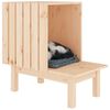 vidaXL Cat House Unfinished Pine Solid pine wood Medium Durable