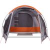 vidaXL Family Tent Tunnel 8-Person Gray Waterproof