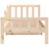 vidaXL Day Bed Natural wood Solid pine wood Twin Day Bed Rectangular