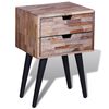 vidaXL Cabinet Various shades of teak Reclaimed Teak Wood Compact