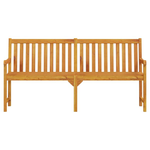 vidaXL Garden Bench Natural wood Solid acacia wood 70.9 in Durable