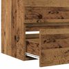 vidaXL Bathroom Sink Cabinet Old Wood 16.14 x 15.16 x 17.72 in