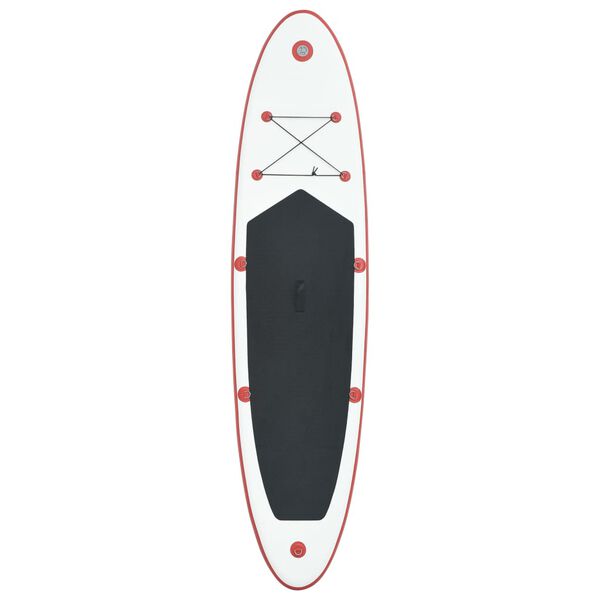 vidaXL Inflatable Stand Up Paddleboard Set Red and White