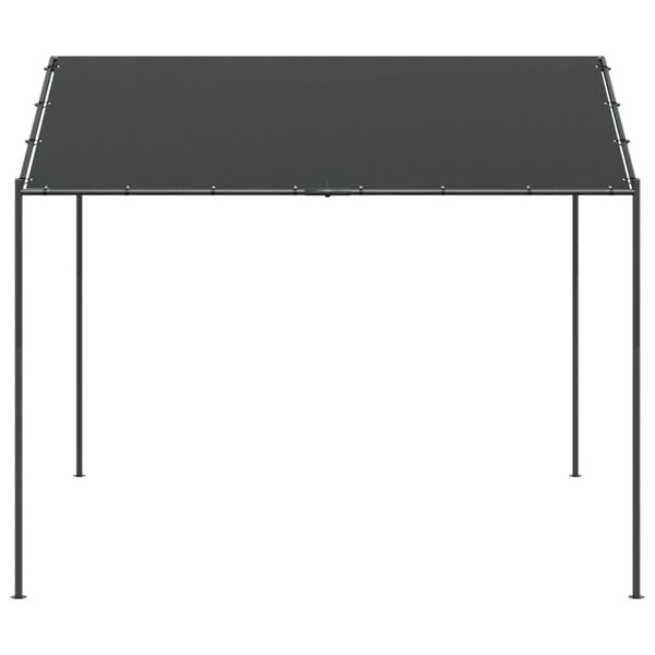 vidaXL Canopy Tent Anthracite Powder-coated steel, Polyester 9.8 x 9.8 ft