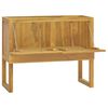 vidaXL Bathroom Cabinet Natural wood Solid teak wood Medium