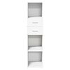 vidaXL Highboard White Engineered Wood Tall and slim Highboard