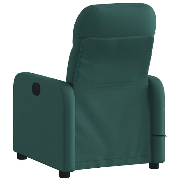 vidaXL Massage Recliner Chair Dark Green
