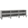 vidaXL TV Cabinet Concrete Grey Engineered Wood, Metal
