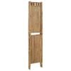 vidaXL 3-Panel Room Divider Bamboo 47.2"x70.9"