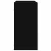 vidaXL Cube Shelf Set of 4 Black Engineered wood 11.8 x 5.9 x 11.8 in