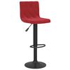 vidaXL Bar Stool Set of 2 Wine red