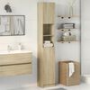 vidaXL Bathroom Cabinet Sonoma oak Engineered wood Medium