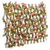 vidaXL Artificial Ivy Trellis Expandable Dark Pink 70.9x23.6"